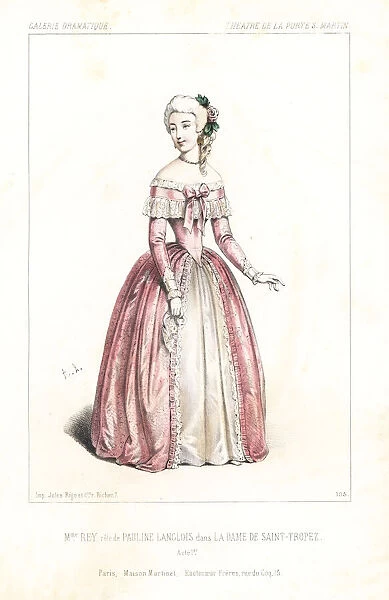 Madame J. Rey as Pauline Langlois in La Dame