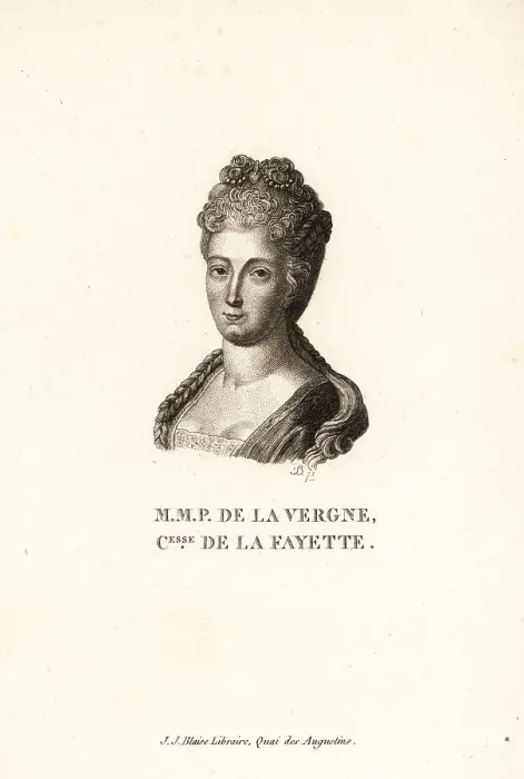 Framed Print : Madame de La Fayette, French writer, 1634-1693 Framed Print : Madame de La Fayette, French writer, 1634-1693