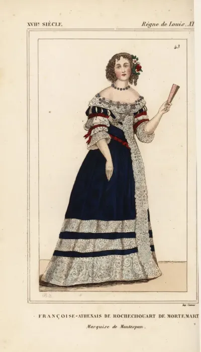 Framed Print : Madame de Montespan, mistress of King Louis XIV Framed Print : Madame de Montespan, mistress of King Louis XIV