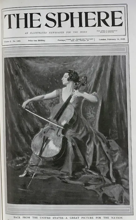 Framed Print : Madame Suggia, cellist Framed Print : Madame Suggia, cellist