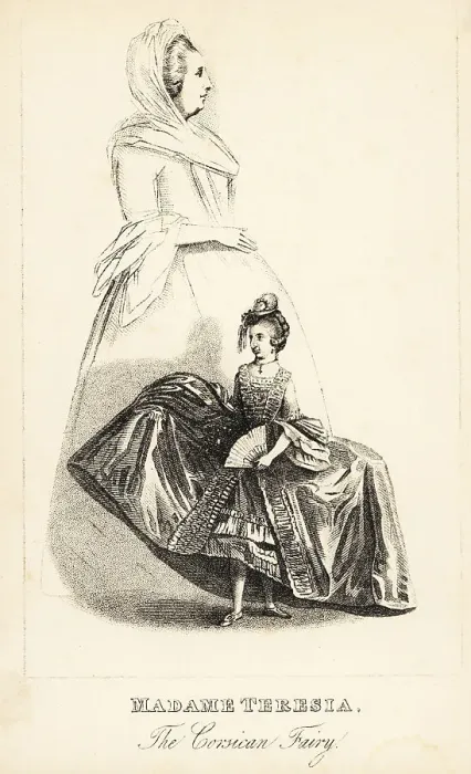 Framed Print : Madame Teresia, the Corsican Fairy, 1743-1790 Framed Print : Madame Teresia, the Corsican Fairy, 1743-1790