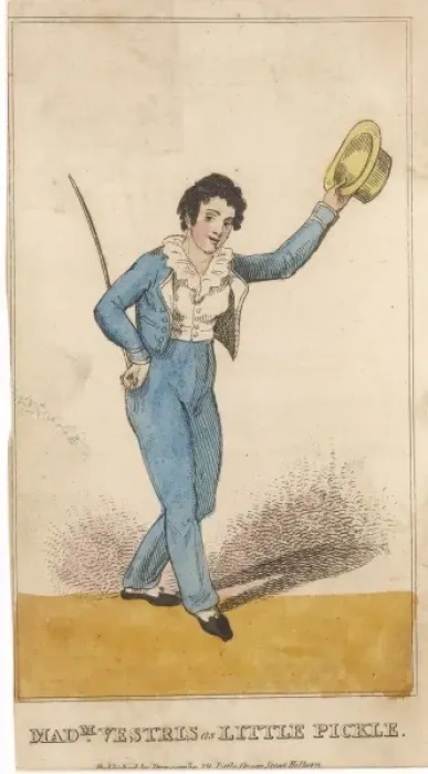 Framed Print : Madame Vestris as Little Pickle Framed Print : Madame Vestris as Little Pickle