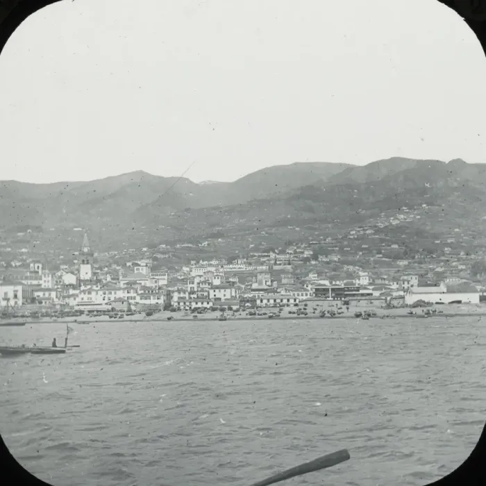 Framed Print : Madeira, Funchal from the Sea Framed Print : Madeira, Funchal from the Sea