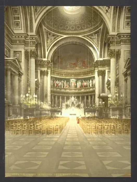 Framed Print : The Madeleine, interior, Paris, France Framed Print : The Madeleine, interior, Paris, France