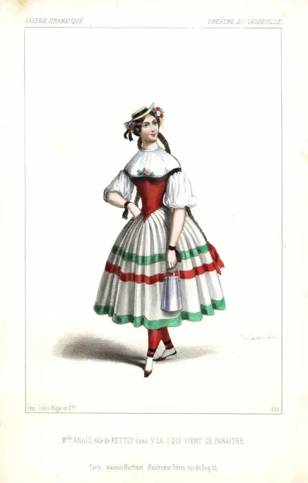 Framed Print : Mademoiselle Anais as Kettly in V la c qui Framed Print : Mademoiselle Anais as Kettly in V la c qui