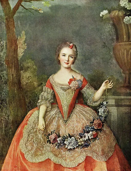 Framed Print : Mademoiselle de Beaujolais, by Jean-Marc Nattier Framed Print : Mademoiselle de Beaujolais, by Jean-Marc Nattier