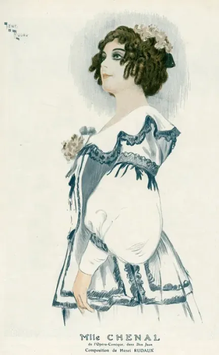 Framed Print : Mademoiselle Chenal Framed Print : Mademoiselle Chenal