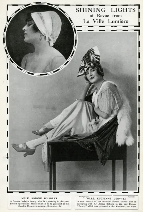 Framed Print : Mademoiselle Lucienne Dervyle by Madame Yevonde Framed Print : Mademoiselle Lucienne Dervyle by Madame Yevonde