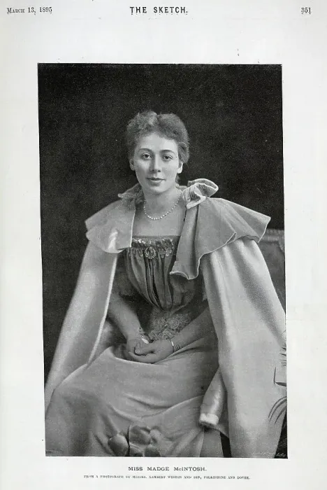 Framed Print : Madge McIntosh, actress, studio portrait Framed Print : Madge McIntosh, actress, studio portrait