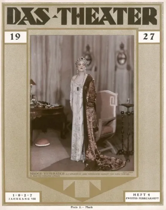 Framed Print : Madge Titheradge  /  Noel Coward