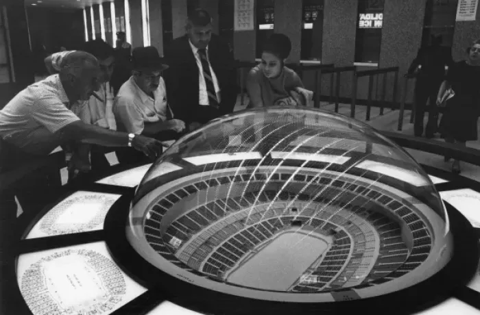 Framed Print : Madison Arena Model Framed Print : Madison Arena Model