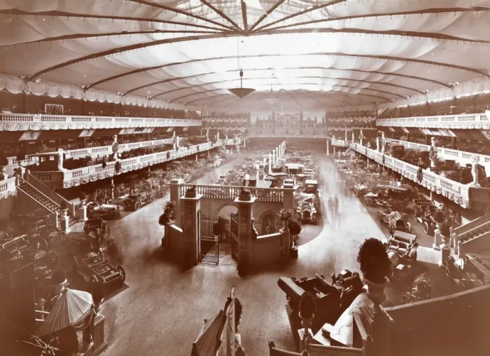 Framed Print : Madison Square Garden motor show 1907 Framed Print : Madison Square Garden motor show 1907