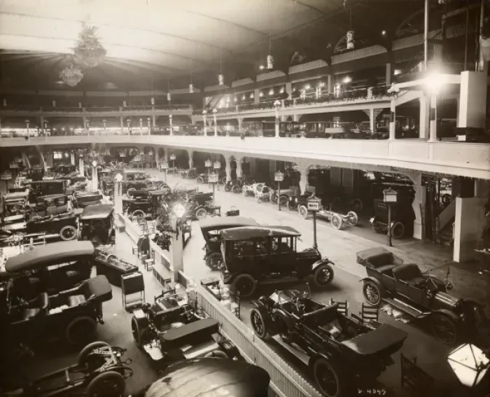 Framed Print : Madison Square Garden motor show 1913 Framed Print : Madison Square Garden motor show 1913