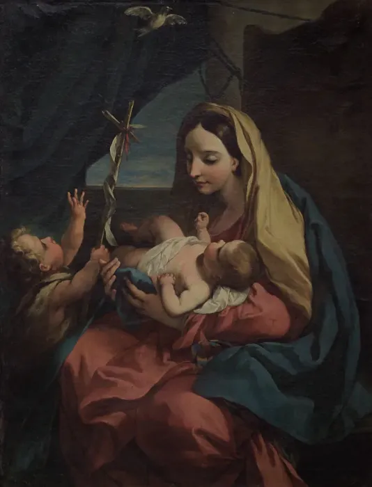 Framed Print : Madonna and Child with infant Saint John by Carlo Maratta Framed Print : Madonna and Child with infant Saint John by Carlo Maratta