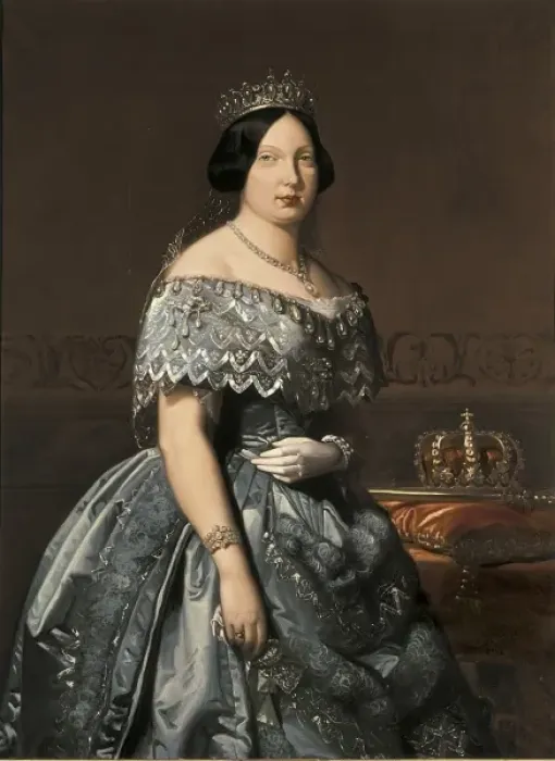 Framed Print : MADRAZO, Federico (1815-1894). Isabella II. Oil Framed Print : MADRAZO, Federico (1815-1894). Isabella II. Oil