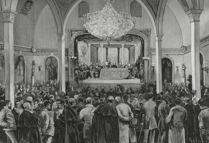 Framed Print : Madrid - Extraordinary General Meeting of industrial guilds Framed Print : Madrid - Extraordinary General Meeting of industrial guilds