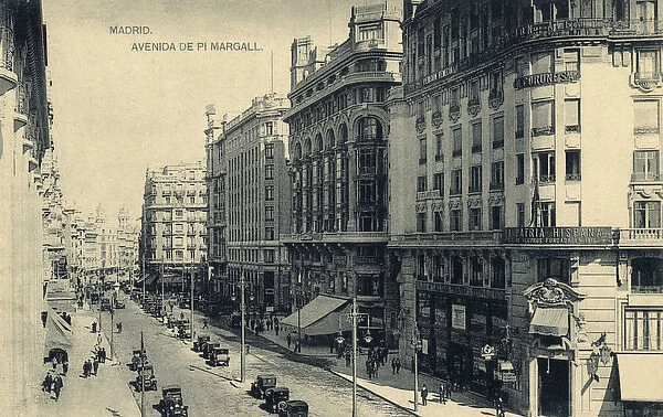 Madrid, Spain - Avenida Francisco Pi y Margall