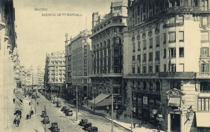 Framed Print : Madrid, Spain - Avenida Francisco Pi y Margall Framed Print : Madrid, Spain - Avenida Francisco Pi y Margall