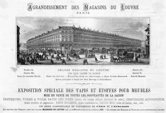 Framed Print : MAGASINS DU LOUVRE Framed Print : MAGASINS DU LOUVRE