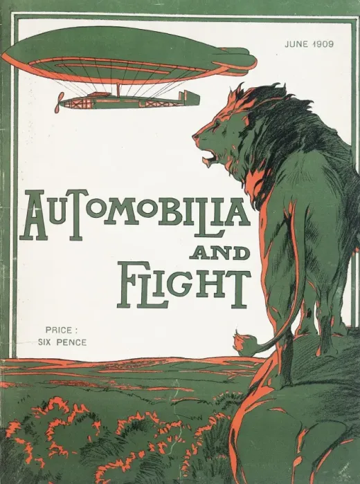 Framed Print : Magazine cover, Automobilia and Flight Framed Print : Magazine cover, Automobilia and Flight