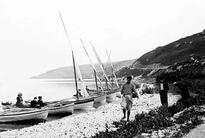 Framed Print : Magdala, Sea of Galilee, Israel, early 1900s Framed Print : Magdala, Sea of Galilee, Israel, early 1900s