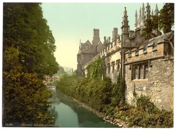 Framed Print : Magdalen College, from the river, Oxford, England Framed Print : Magdalen College, from the river, Oxford, England