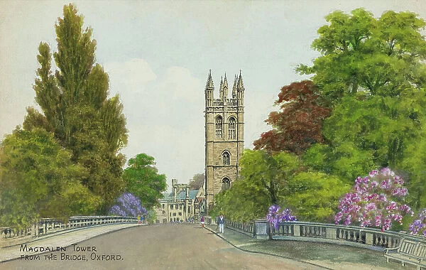 Magdalen College Tower, Oxford, Oxfordshire
