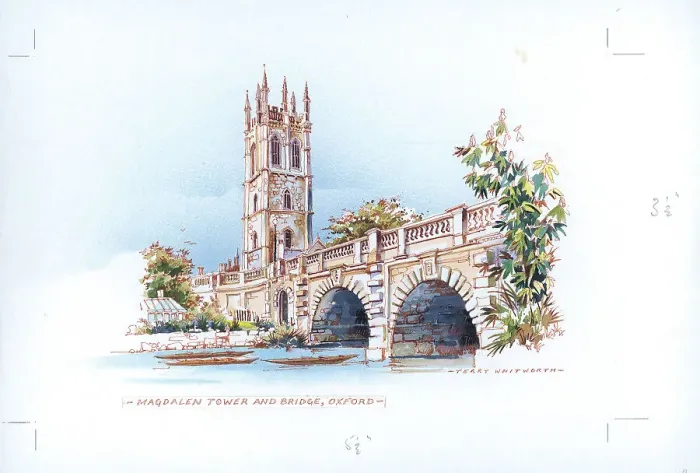 Framed Print : Magdalen Tower and Bridge, Oxford Framed Print : Magdalen Tower and Bridge, Oxford