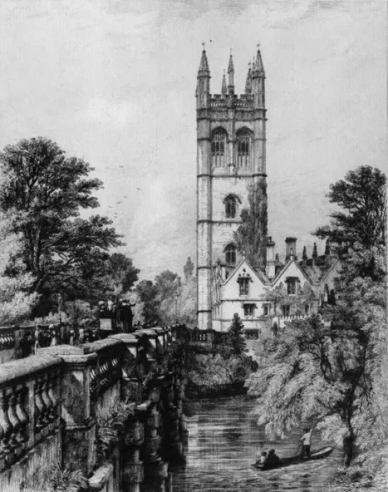 Framed Print : Magdalen Tower, Oxford Framed Print : Magdalen Tower, Oxford
