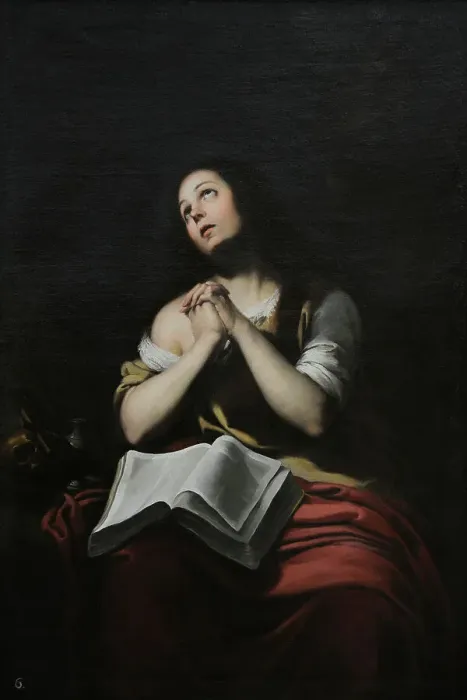 Framed Print : The Magdalene, ca. 1650, by Bartolome Esteban Murillo Framed Print : The Magdalene, ca. 1650, by Bartolome Esteban Murillo
