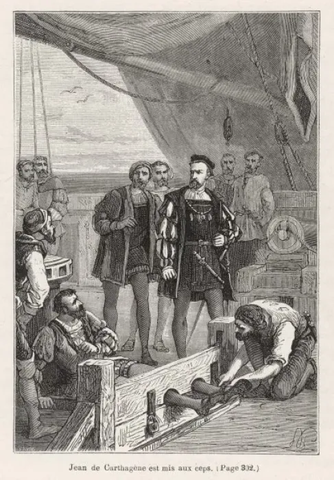 Framed Print : MAGELLAN. When Juan de Cartagena questions the authority of Fernao de Magalhaes Framed Print : MAGELLAN. When Juan de Cartagena questions the authority of Fernao de Magalhaes