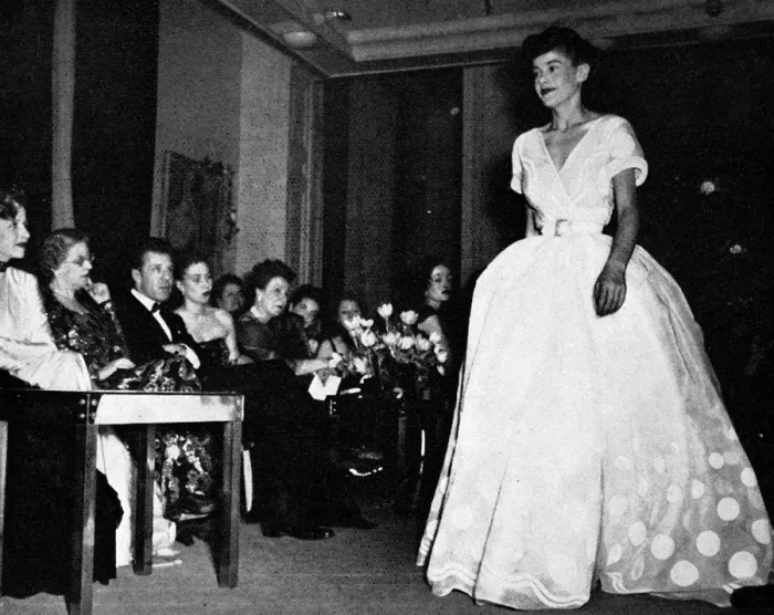 Framed Print : Maggy Rouff Spring Fashion Show, 1948 Framed Print : Maggy Rouff Spring Fashion Show, 1948