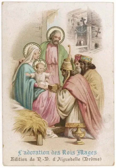 Framed Print : Magi Adoring (Card) Framed Print : Magi Adoring (Card)