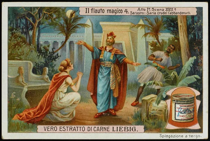 Framed Print : MAGIC FLUTE LIEBIG 4 Framed Print : MAGIC FLUTE LIEBIG 4