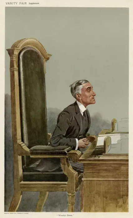 Framed Print : Magistrate H. C Biron Framed Print : Magistrate H. C Biron