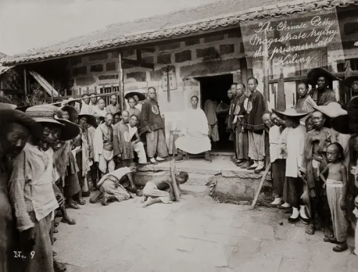 Framed Print : Magistrates court, Kuling (Lushan), China circa 1890 Framed Print : Magistrates court, Kuling (Lushan), China circa 1890