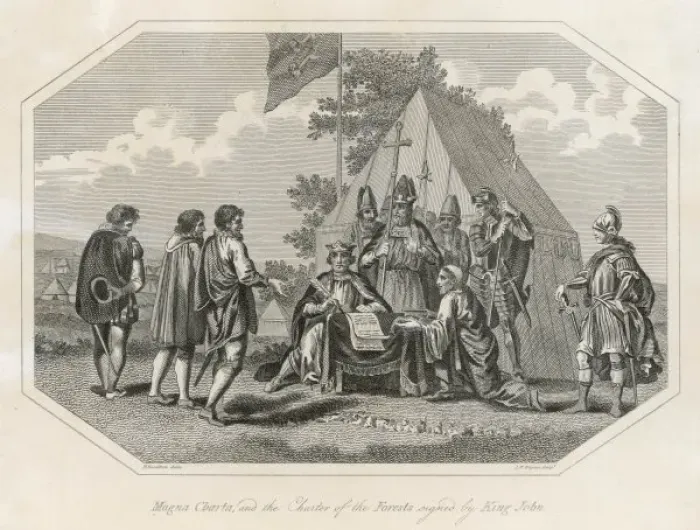 Framed Print : Magna Carta / Warren Framed Print : Magna Carta / Warren