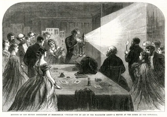 Framed Print : Magnesium flash 1865 Framed Print : Magnesium flash 1865