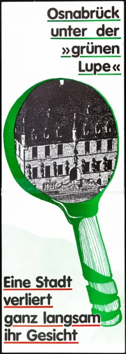 Framed Print : Magnifying glass - Town Hall Framed Print : Magnifying glass - Town Hall