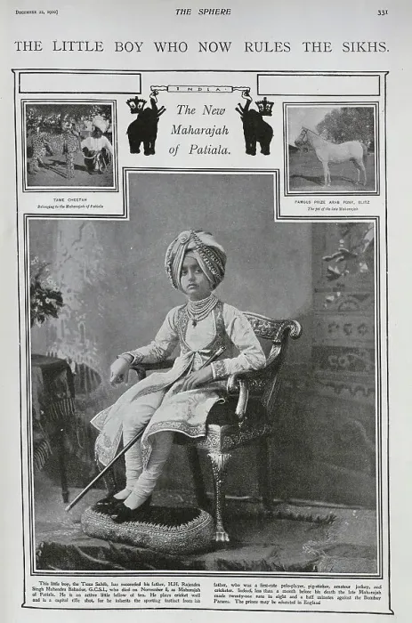 Framed Print : Maharaja of Patiala Framed Print : Maharaja of Patiala