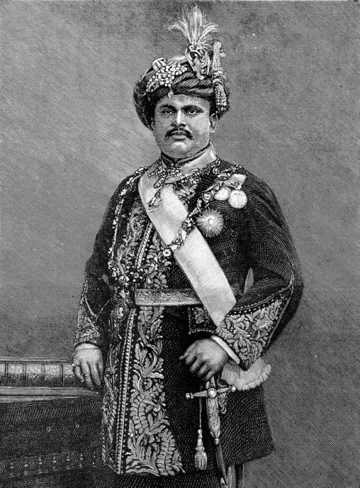 Framed Print : Maharajah Takhtsingjie, Maharajah of Bhownugar, 1893 Framed Print : Maharajah Takhtsingjie, Maharajah of Bhownugar, 1893