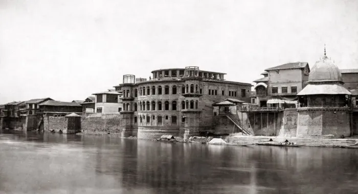 Framed Print : Maharajahs Palace, Srinagar, Kashmir, India, 1860 s Framed Print : Maharajahs Palace, Srinagar, Kashmir, India, 1860 s