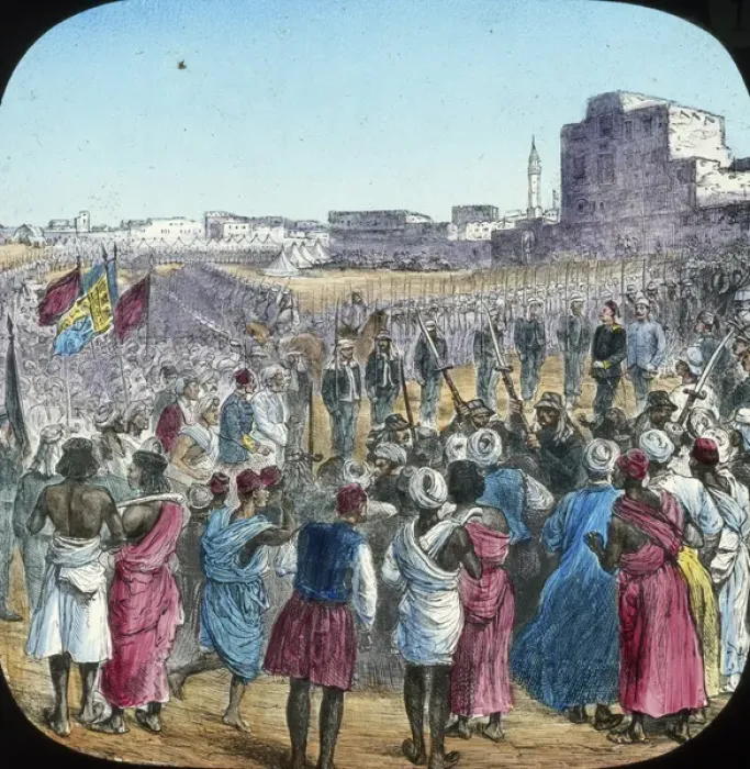 Framed Print : Mahdist War - Sudan Campaign - Reception Framed Print : Mahdist War - Sudan Campaign - Reception