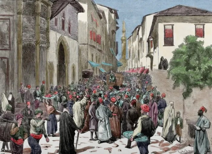Framed Print : Mahmud Nedim Pasha (1818-1883). Ottoman statesman. Protests Framed Print : Mahmud Nedim Pasha (1818-1883). Ottoman statesman. Protests