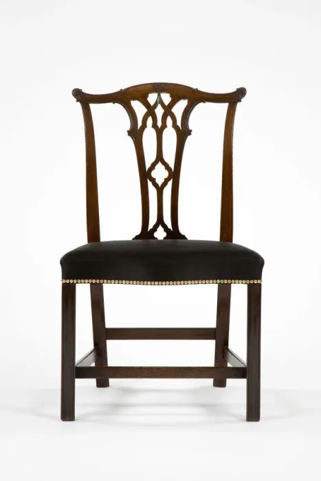 Framed Print : Mahogany side chair