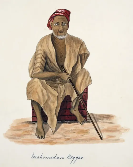 Framed Print : Mahomedan Beggar Framed Print : Mahomedan Beggar