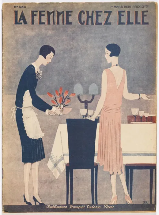 Framed Print : MAID BRINGS FLOWERS Framed Print : MAID BRINGS FLOWERS