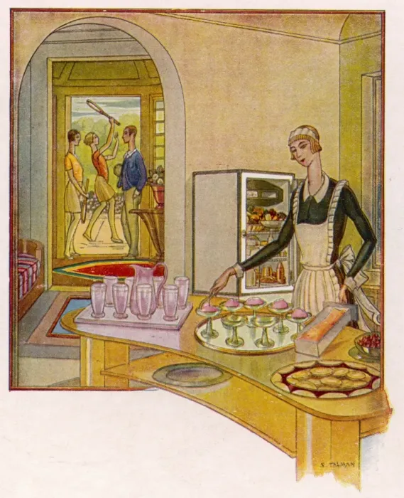 Framed Print : Maid and Ice Cream Framed Print : Maid and Ice Cream