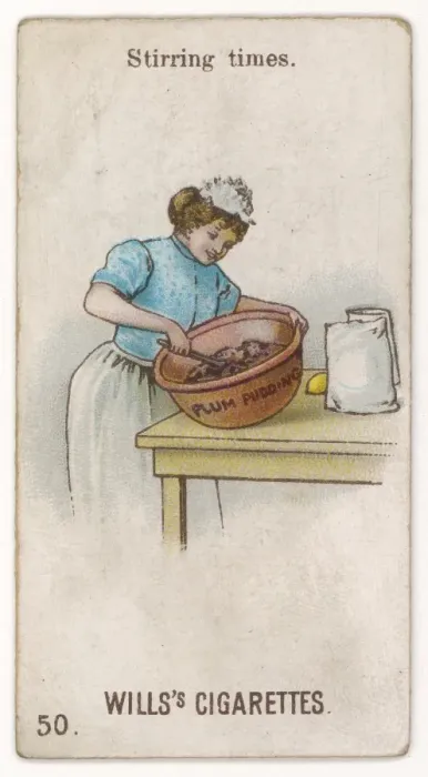 Framed Print : Maid Stirs Pudding Mix Framed Print : Maid Stirs Pudding Mix