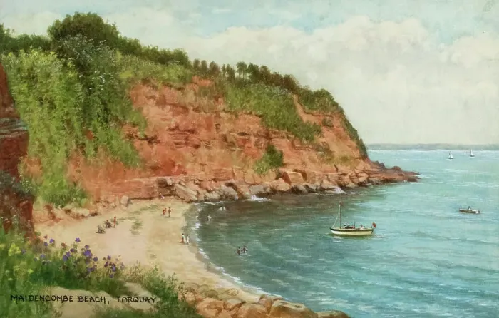 Framed Print : Maidencombe Beach, near Torquay, South Devon Framed Print : Maidencombe Beach, near Torquay, South Devon